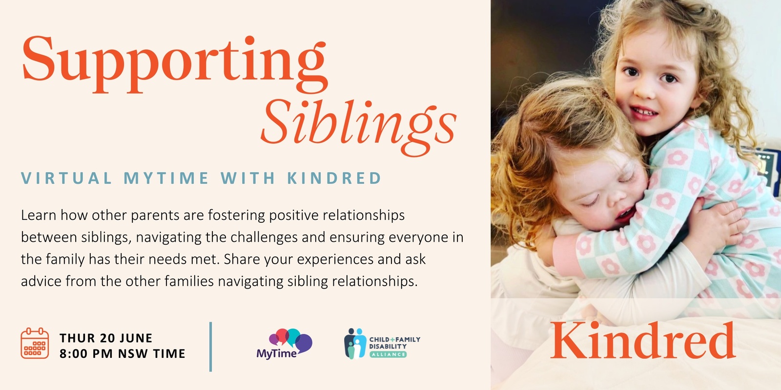 Banner image for Supporting Siblings: Virtual MyTime 