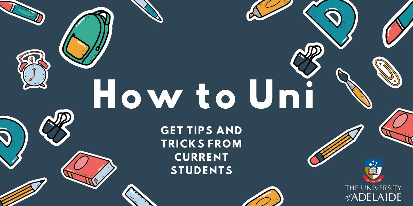 Banner image for 'How to Uni' - Student Panel