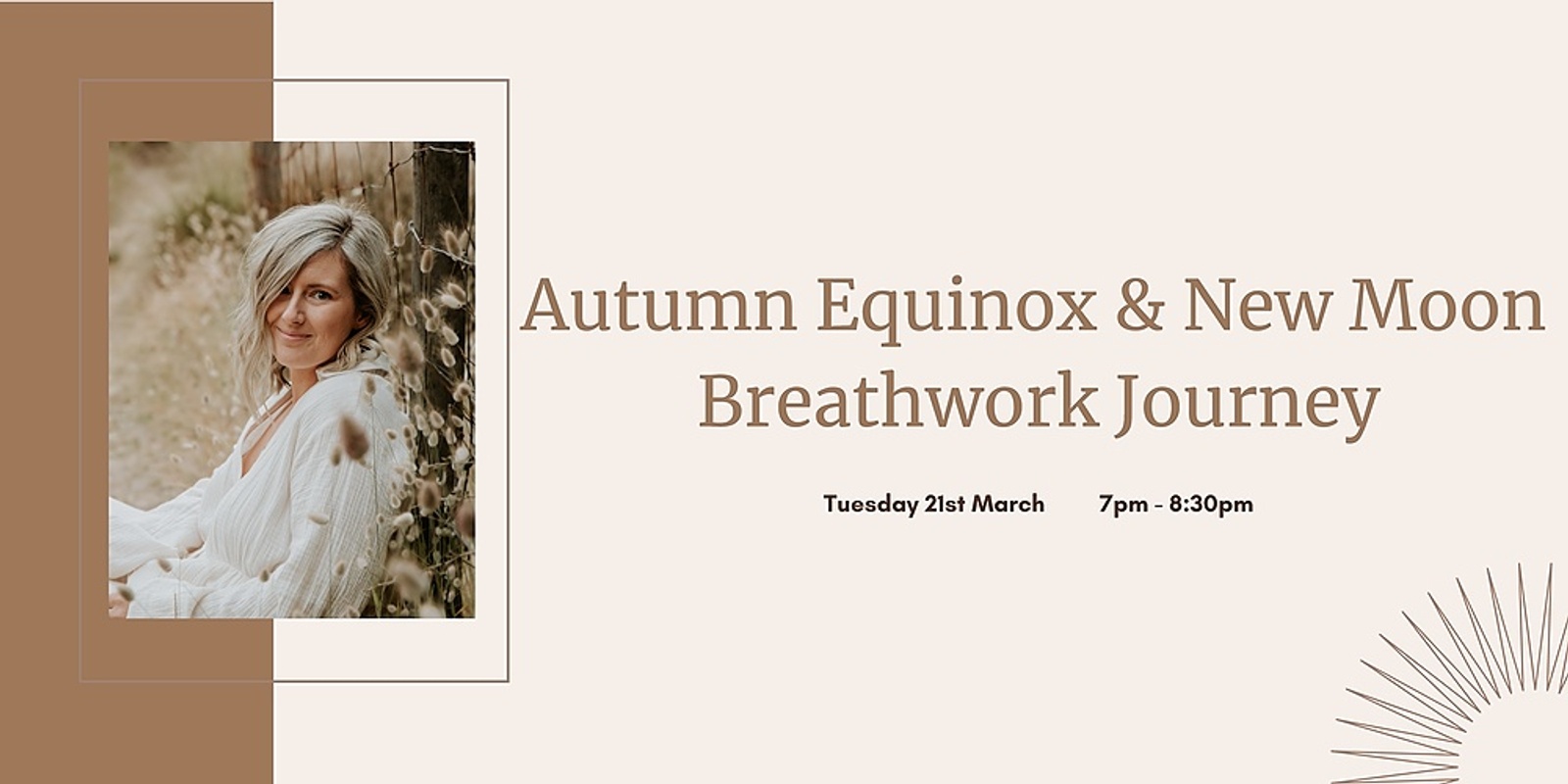 Banner image for Autumn Equinox & New Moon Breathwork Journey