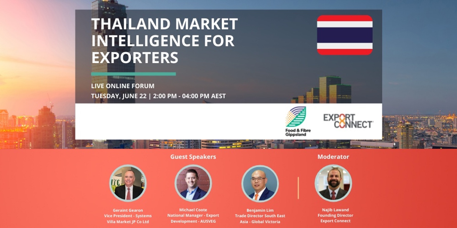 Banner image for Thailand Market Intelligence for Exporters
