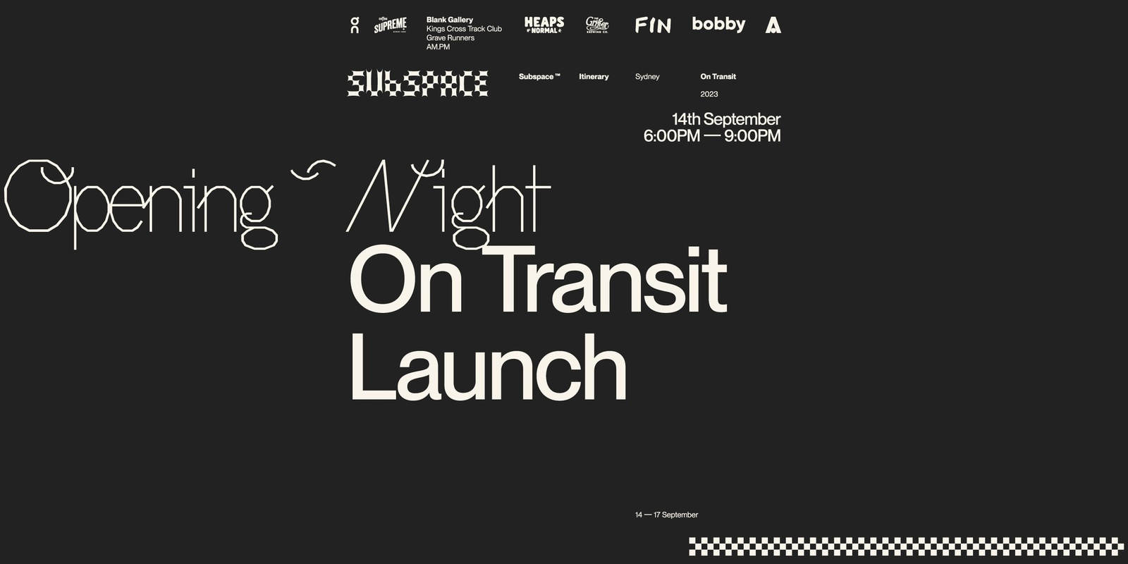 Banner image for Subspace Launch ⏤ Opening Night Exhibition