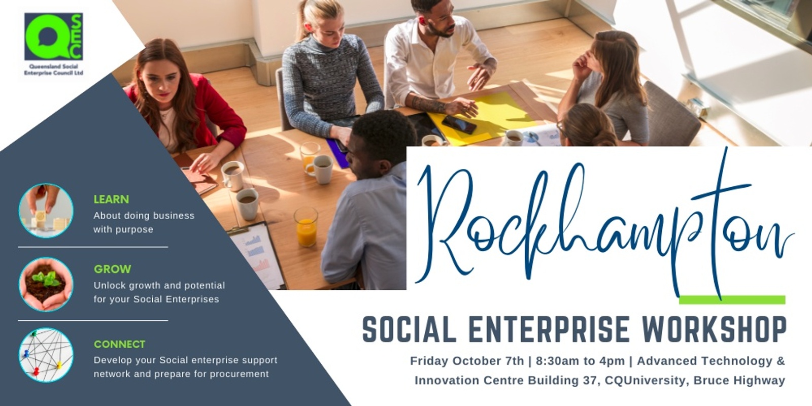 Banner image for Social Enterprise Workshop | Rockhampton #QSOCENT