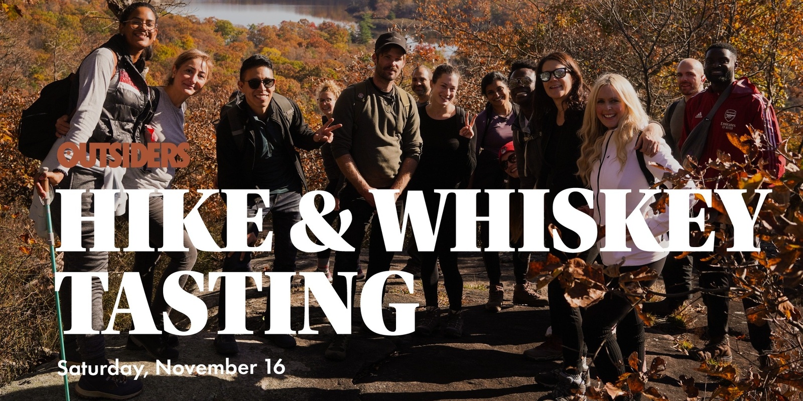 Banner image for Hike & Whiskey Tasting Nov 16 2024