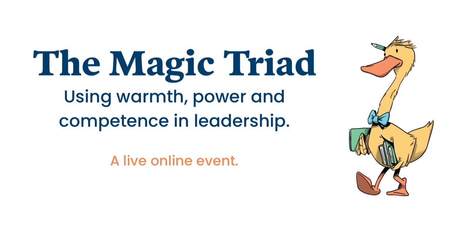 Banner image for Online Magic Triad training: using warmth, power & competence in leadership