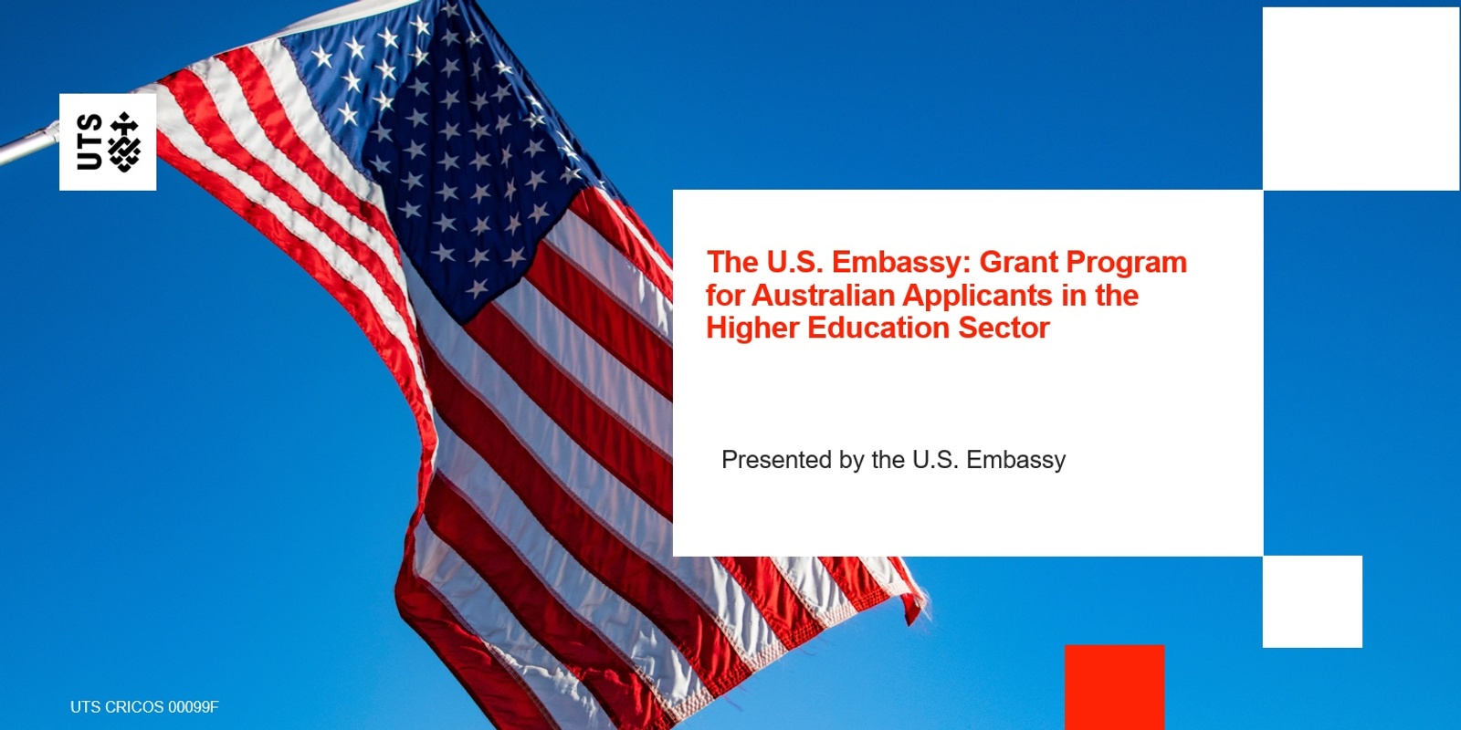 Banner image for The U.S. Embassy: Grant Program for Australian Applicants in the Higher Education Sector