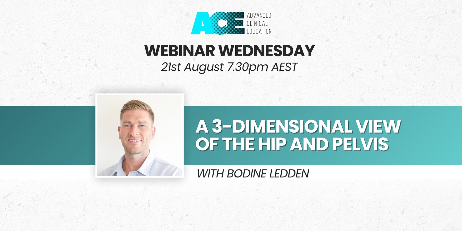 Banner image for A 3-dimensional view of the hip and pelvis - with Bodine Ledden