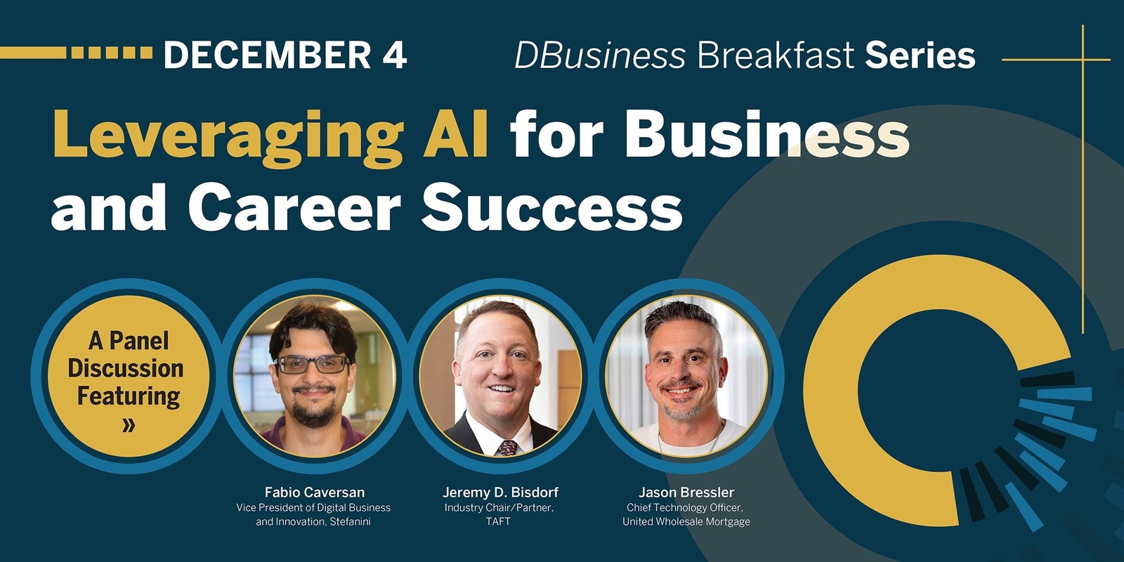 Banner image for DBusiness Breakfast Series 2024: DBusiness Breakfast Series: Leveraging AI for Business and Career Success