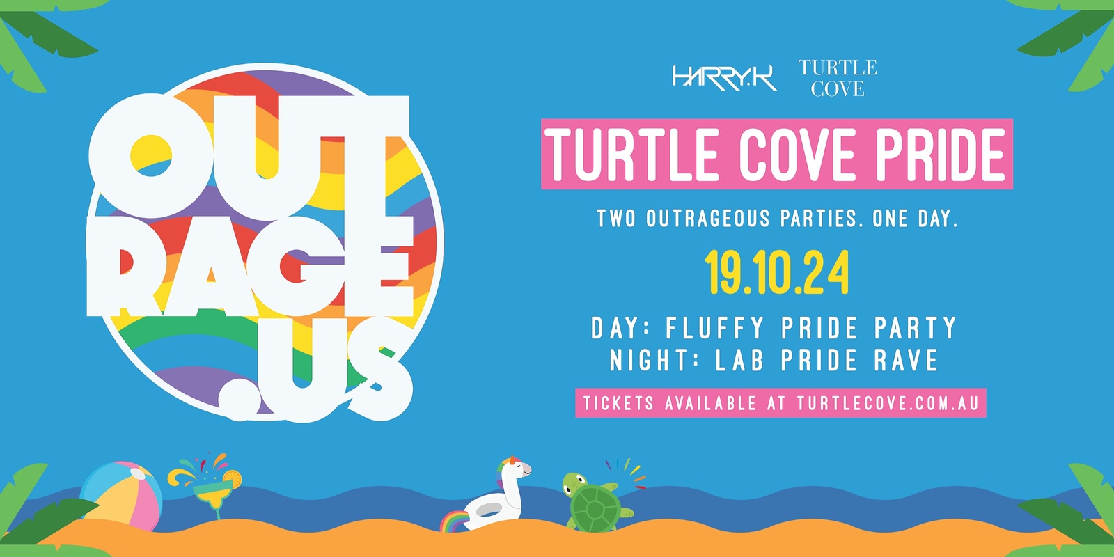 Banner image for OUTRAGEOUS Turtle Cove Pride