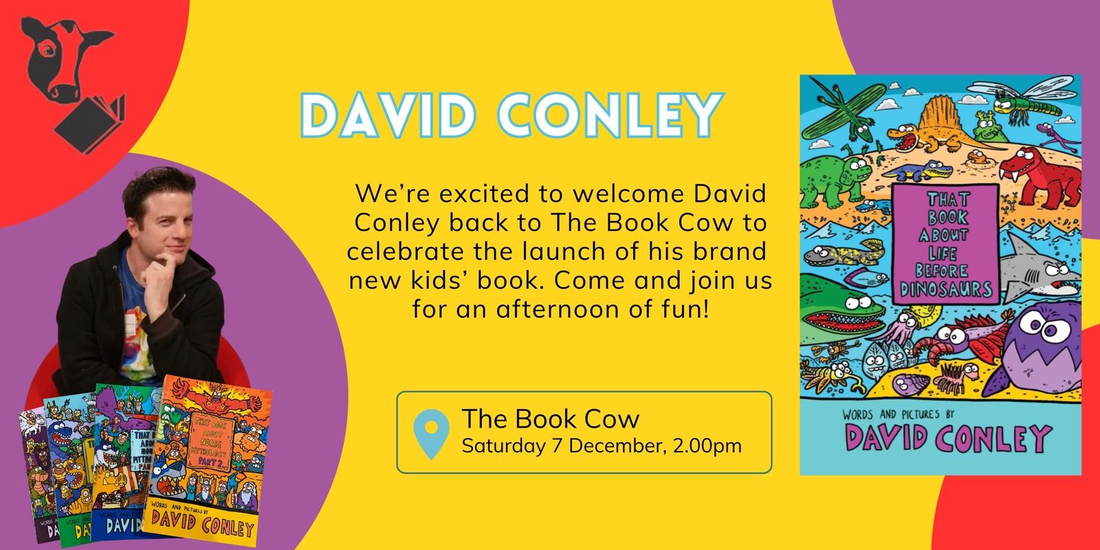 Banner image for Book Launch - That Book About Life Before Dinosaurs by David Conley