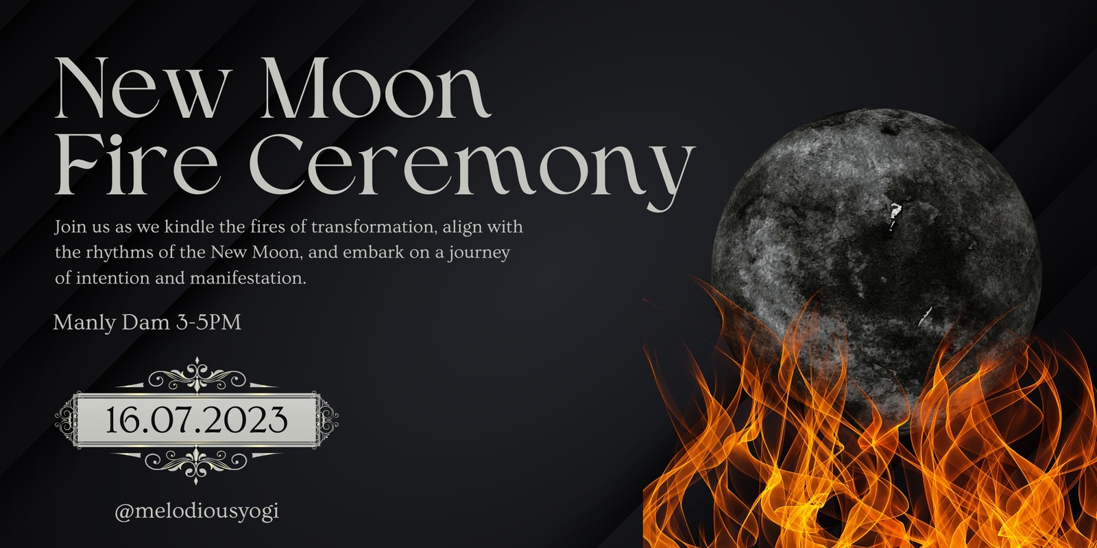 Banner image for New Moon Fire Ceremony 🔥 