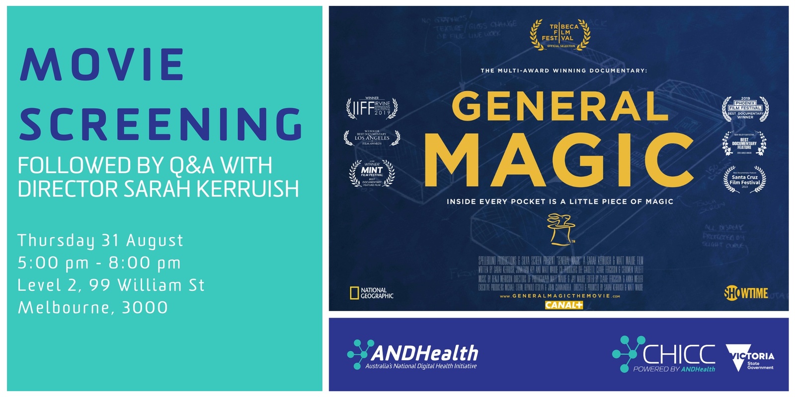 Banner image for 'General Magic' Screening and Q&A with Director, Producer and Writer Sarah Kerruish