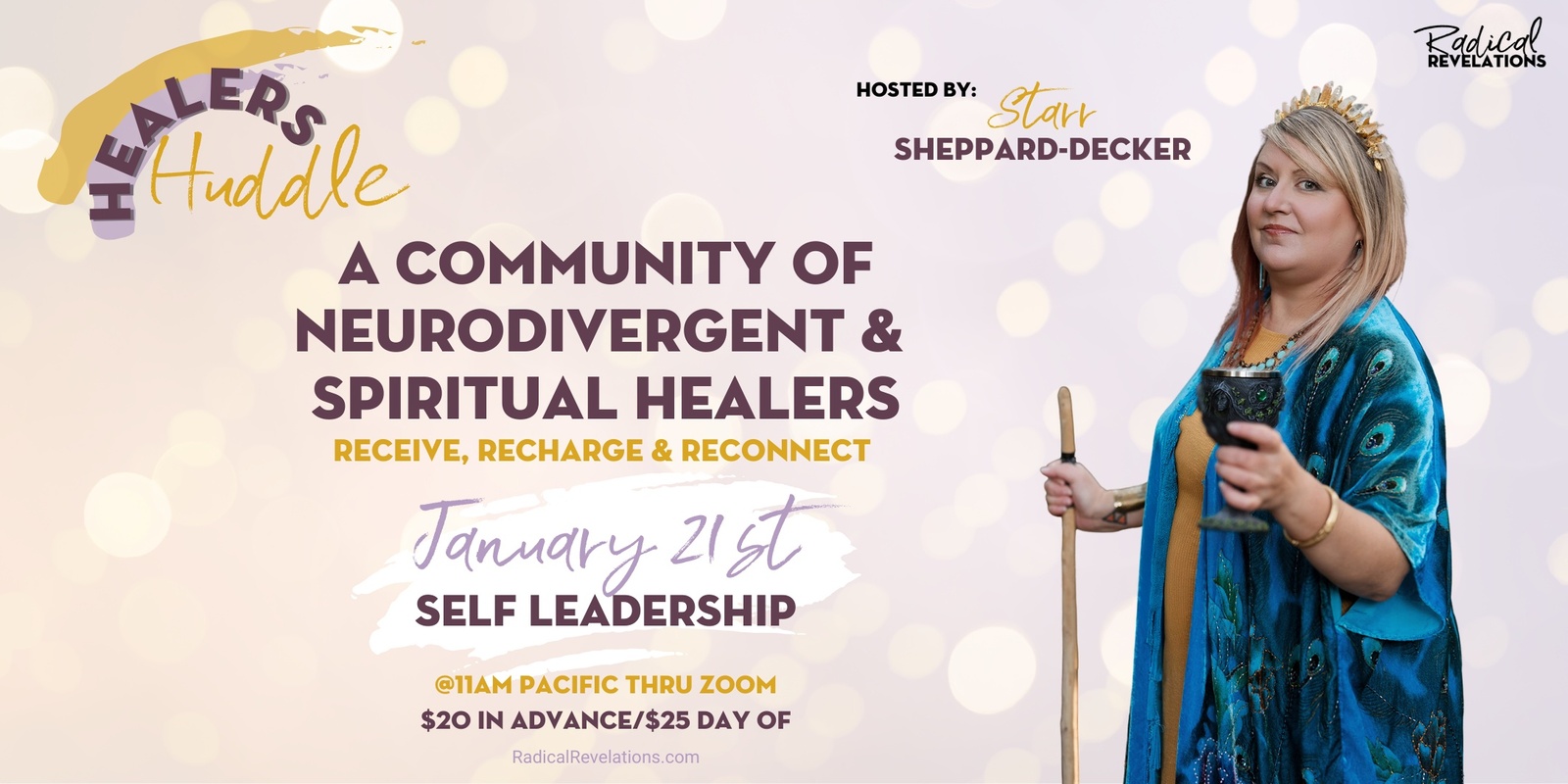 Banner image for Healers Huddle: A Community of Neurodivergent & Spiritual Healers