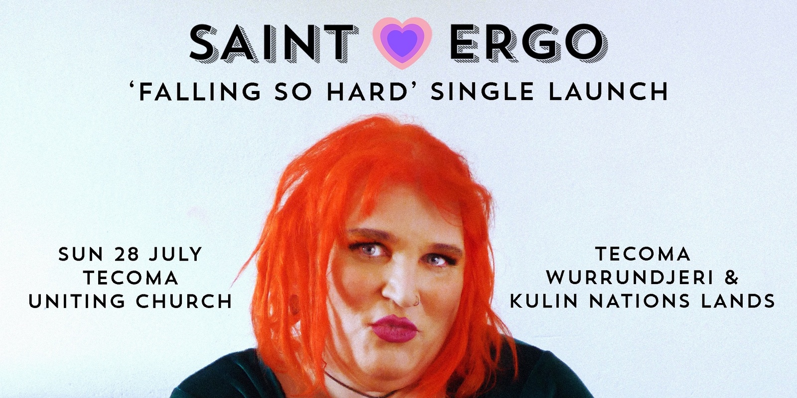 Banner image for Saint Ergo - 'Falling So Hard' Single Launch - Tecoma Uniting Church