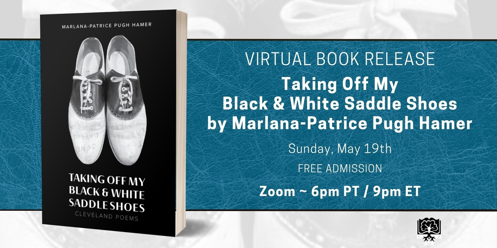 Banner image for Virtual Book Release: Taking Off My Black & White Saddle Shoes by Marlana-Patrice Pugh Hamer