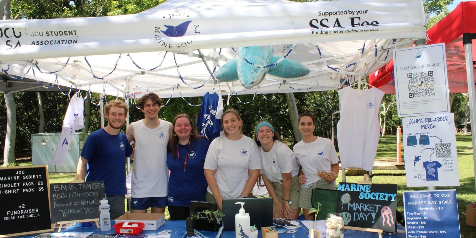 JCU Marine Society's banner