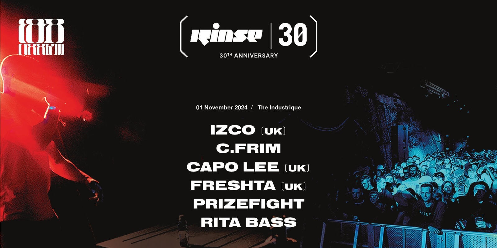 Banner image for 188 Naarm presents Rinse FM