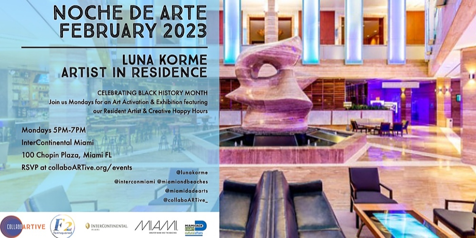 Banner image for Noche de Arte: Luna Korme