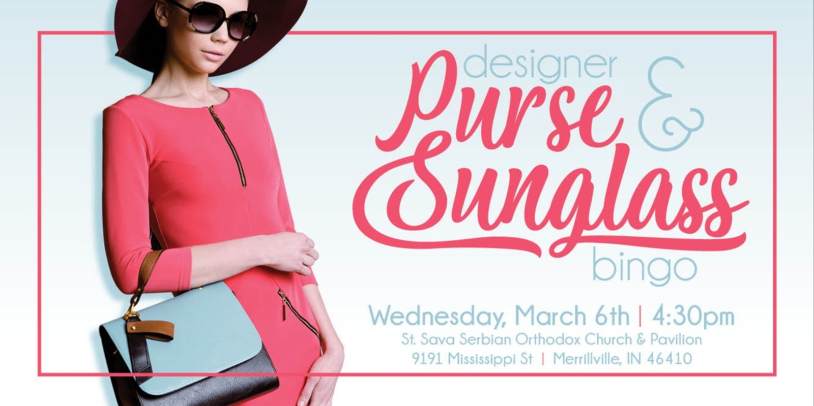 Banner image for Designer Purse & Sunglass Bingo Fundraiser 2024
