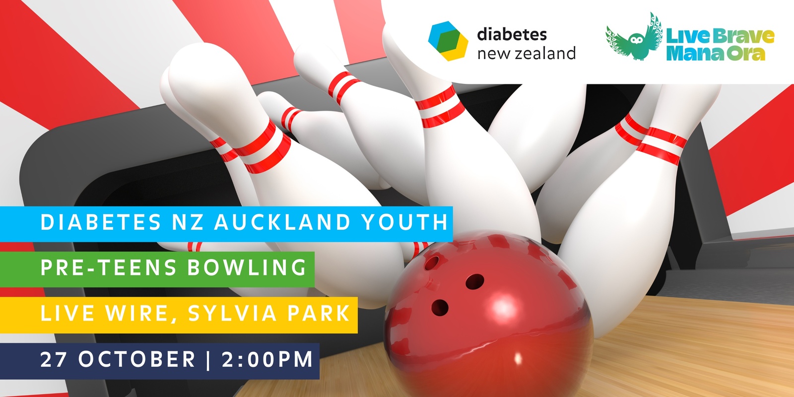 Banner image for Diabetes NZ Auckland Youth: Pre-Teens Bowling