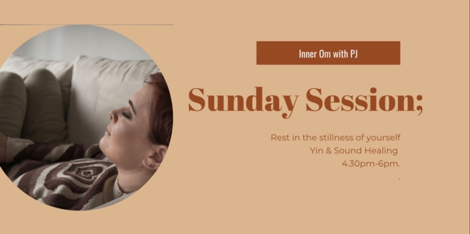 Banner image for Sunday Session; rest in the stillness of self 