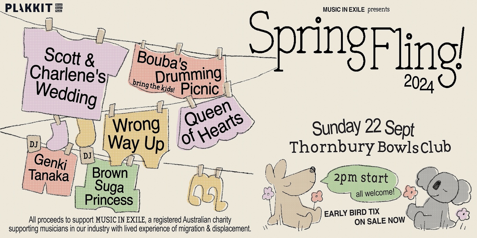 Banner image for Music in Exile: Spring Fundraising Fling!