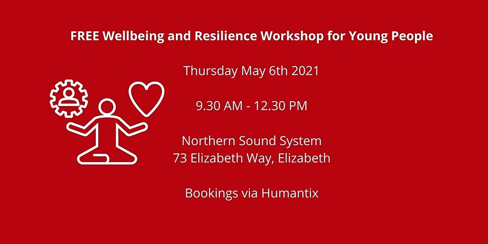 Banner image for Free wellbeing and resilience workshop for young people