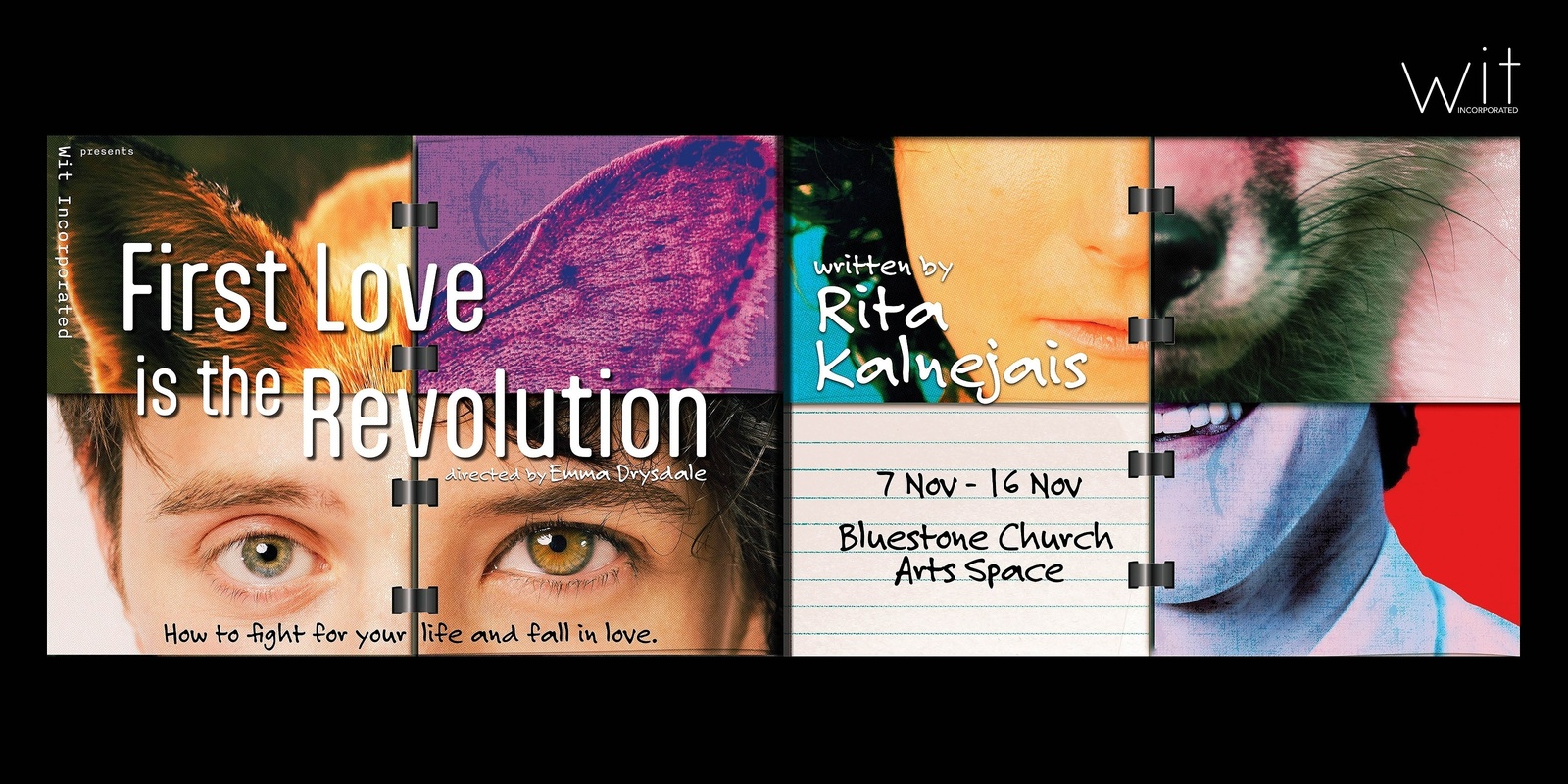 Banner image for First Love Is The Revolution - (Preview show) presented by Wit Incorporated