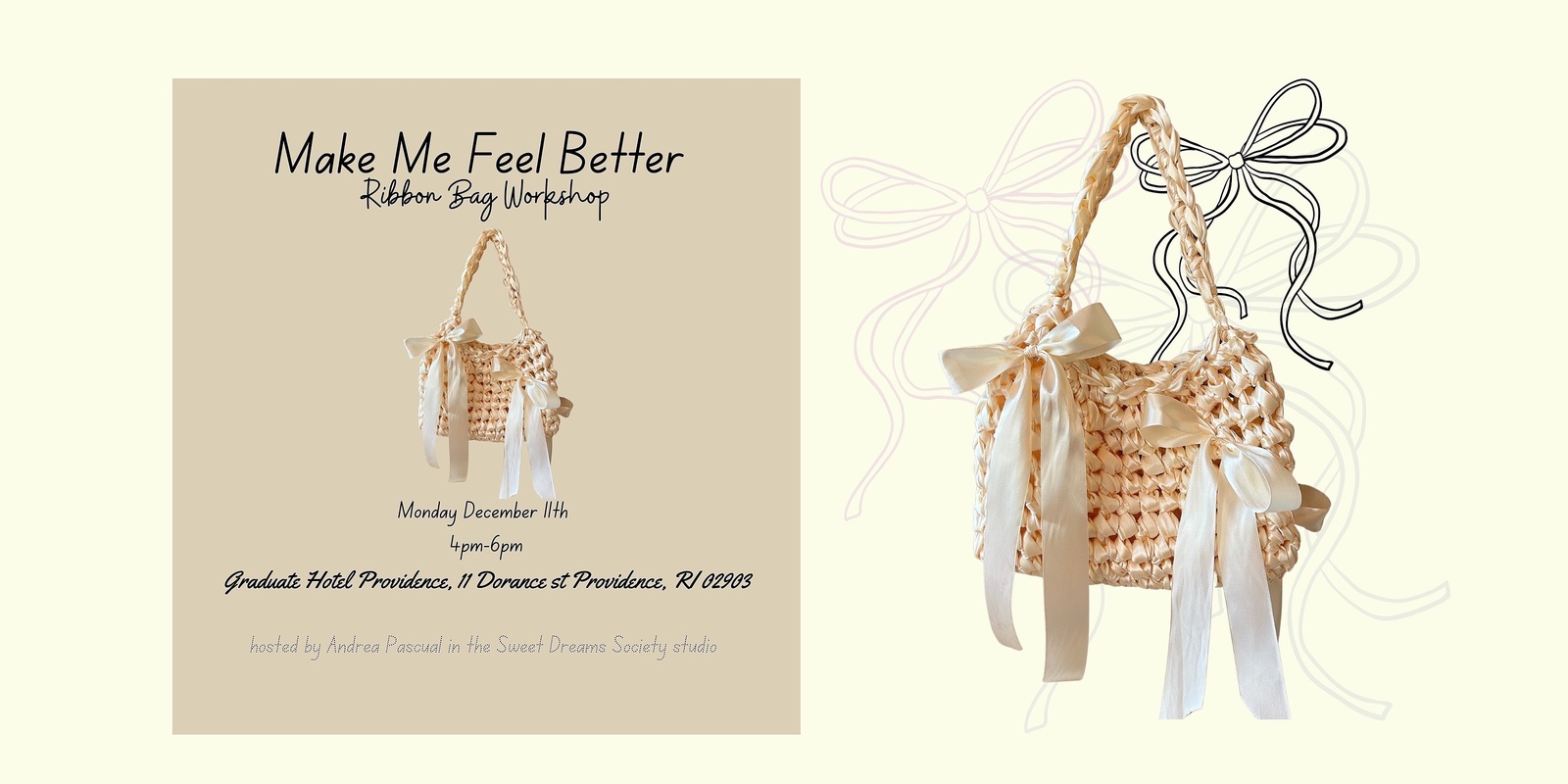 Banner image for Crochet Ribbon Bag Workshop