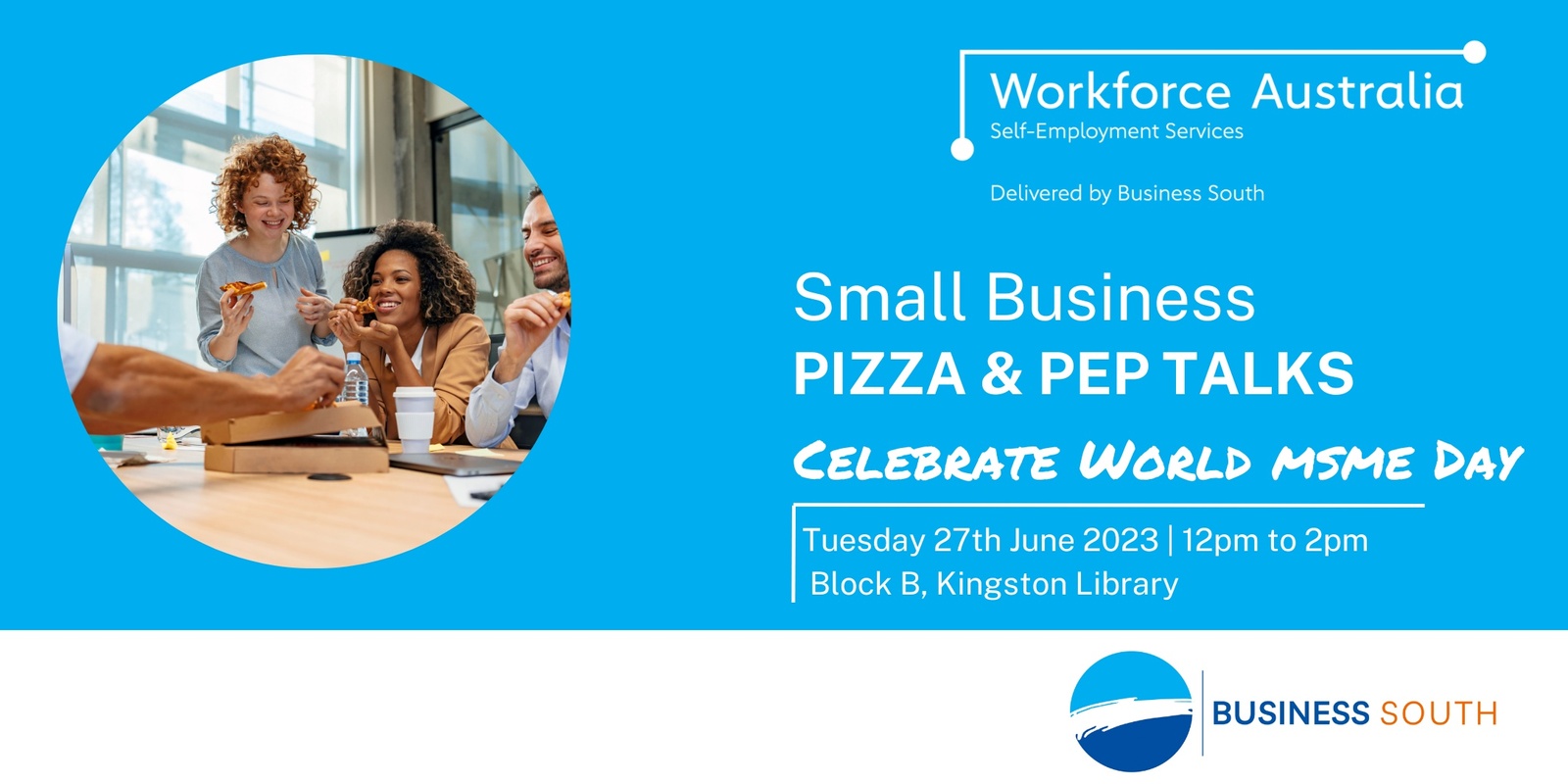 Banner image for Small Business Pizza & Pep Talks