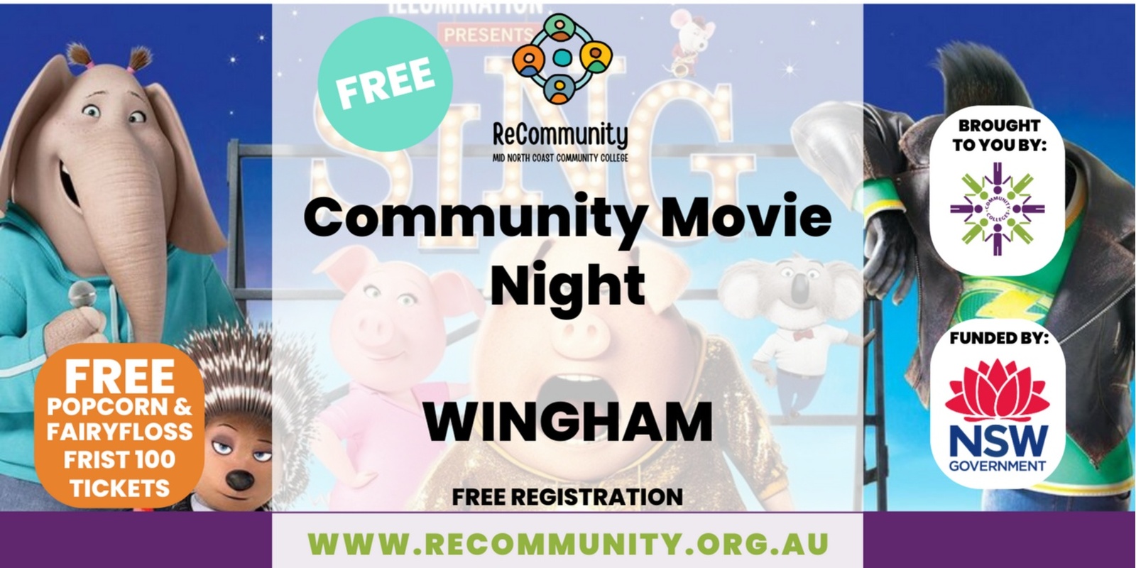 Banner image for Community Movie Night | WINGHAM