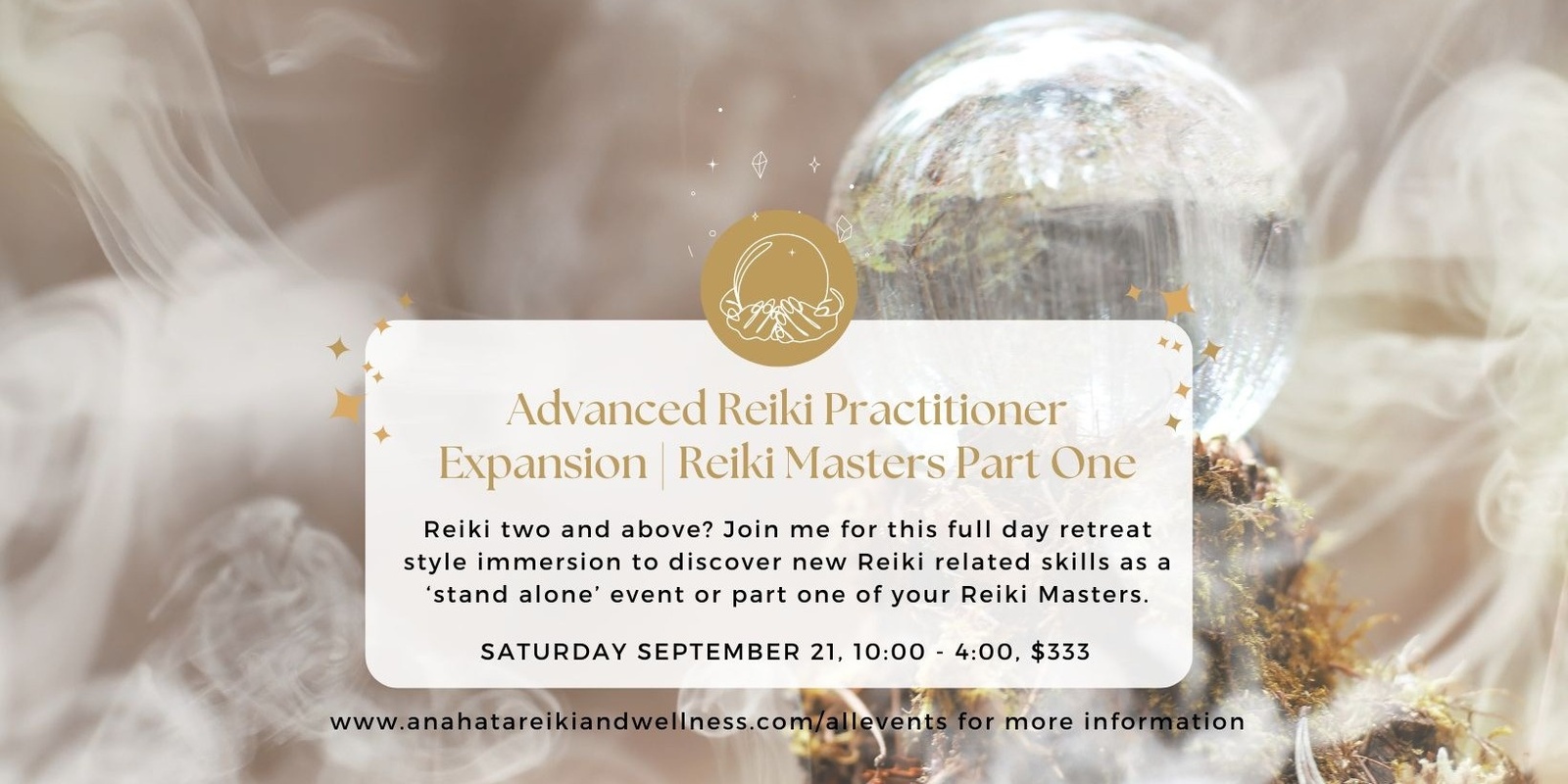 Banner image for Advanced Reiki Practitioner | Expansion | Reiki Masters Part One