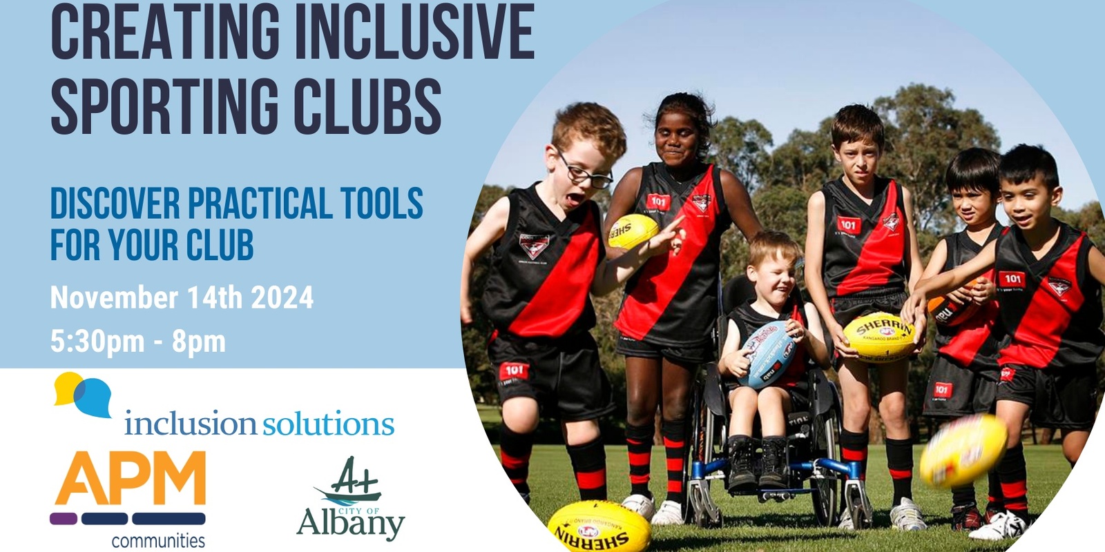 Banner image for Creating Inclusive Sporting Clubs