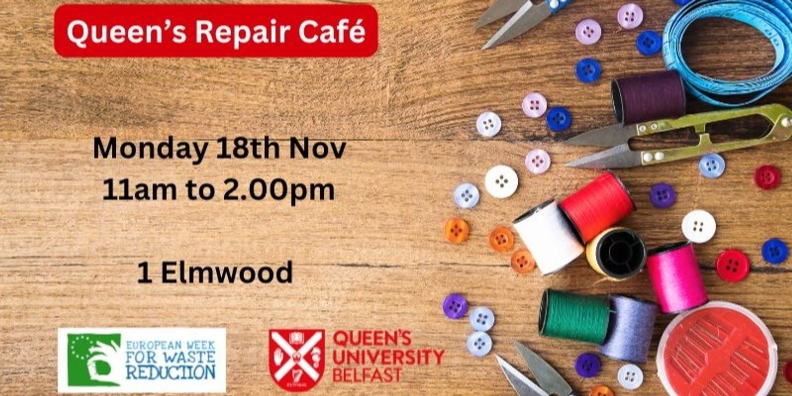 Banner image for Queen's Repair Café