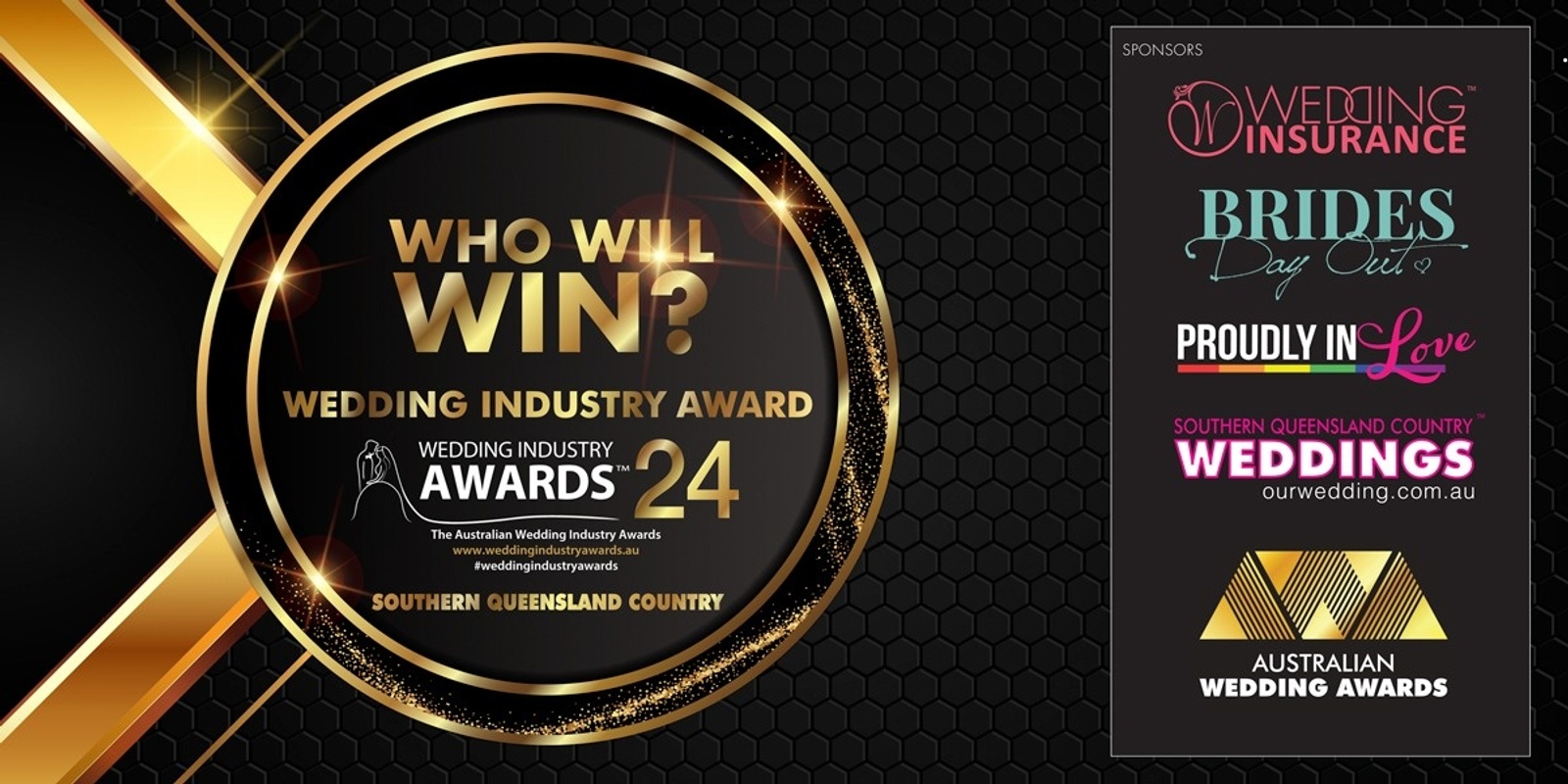 Banner image for 2024 WEDDING INDUSTRY AWARDS™ - Southern Queensland Country