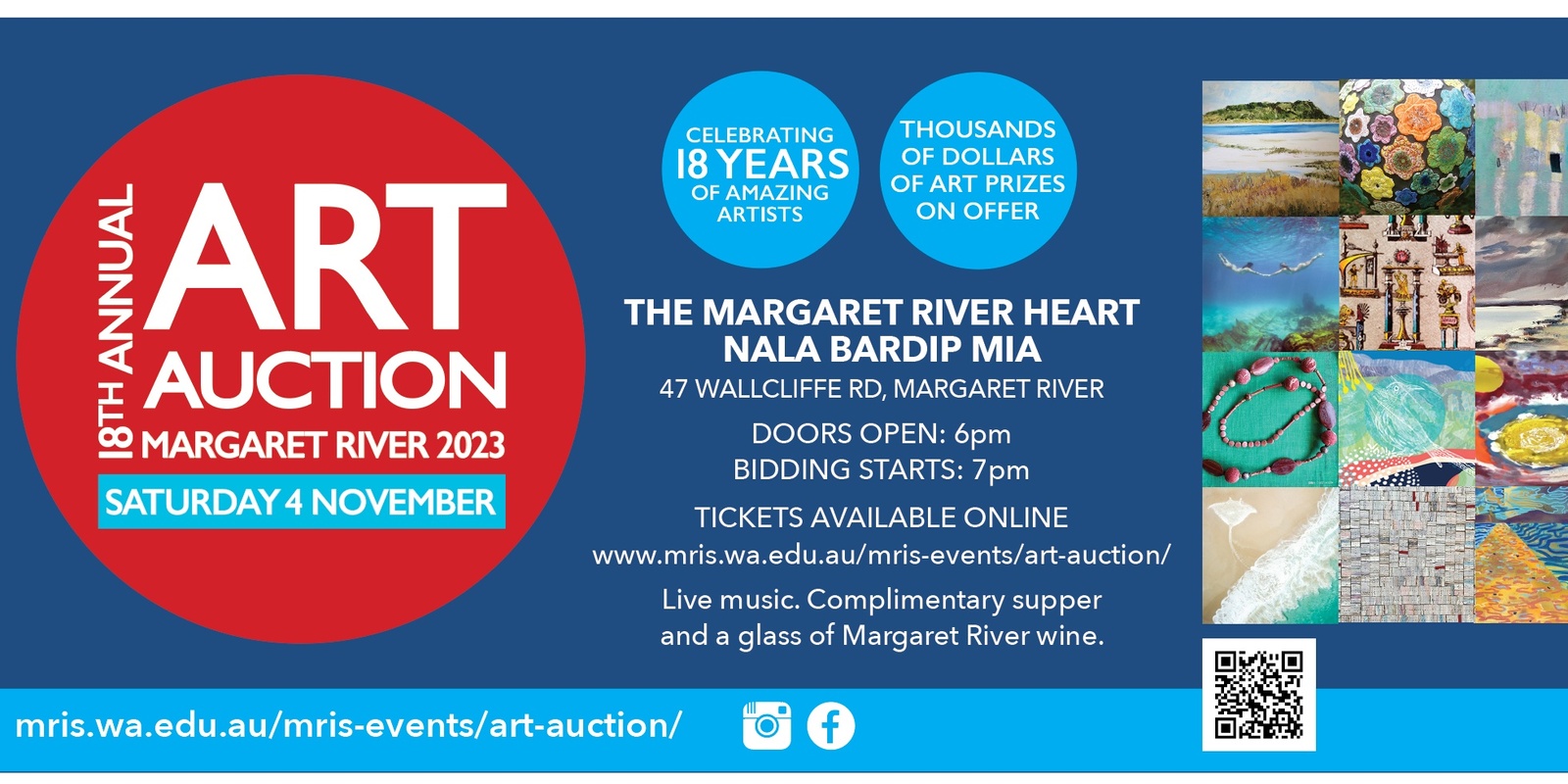 Banner image for 18th Annual Margaret River Art Auction