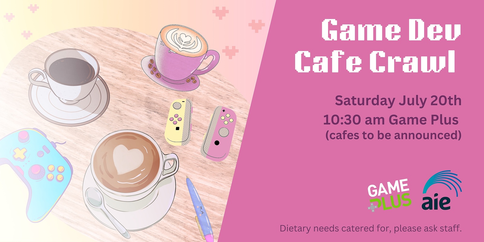 Banner image for Game Dev Cafe Crawl