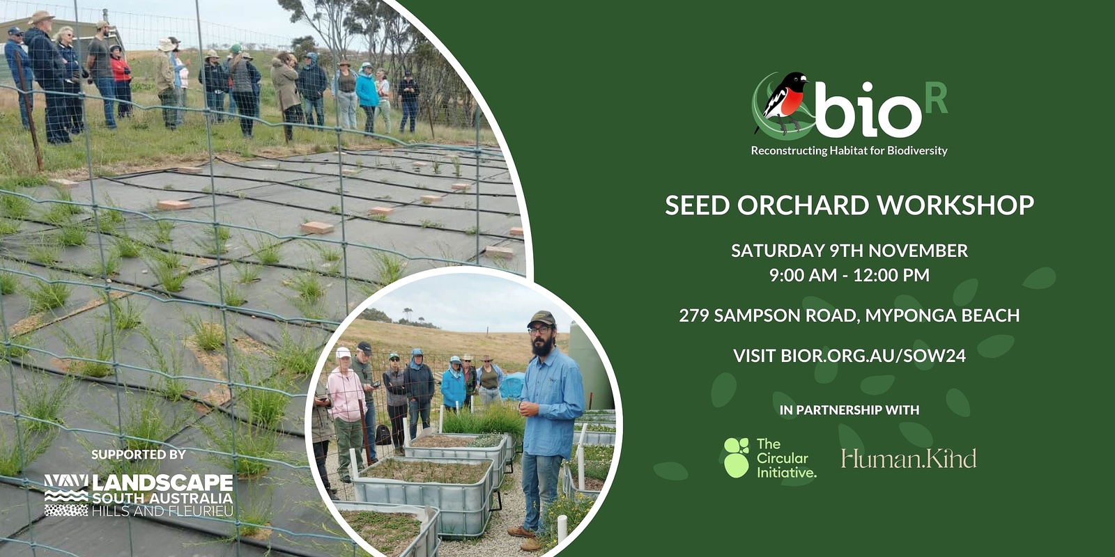 Banner image for Seed Orchard Workshop at Myponga Beach