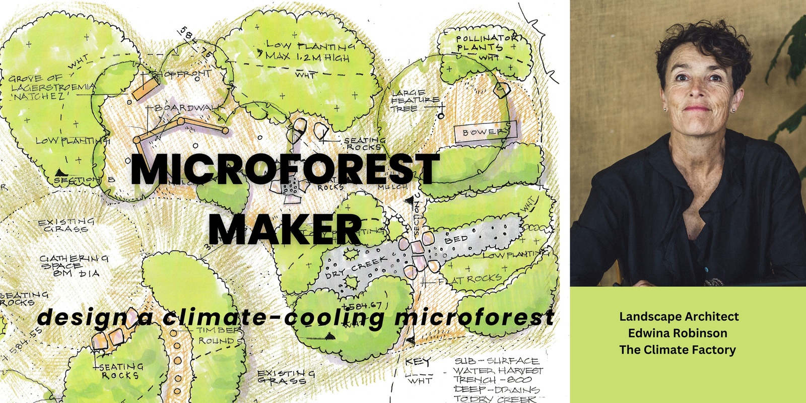 Banner image for MICROFOREST MAKER - build your confidence to design a microforest or tiny forest