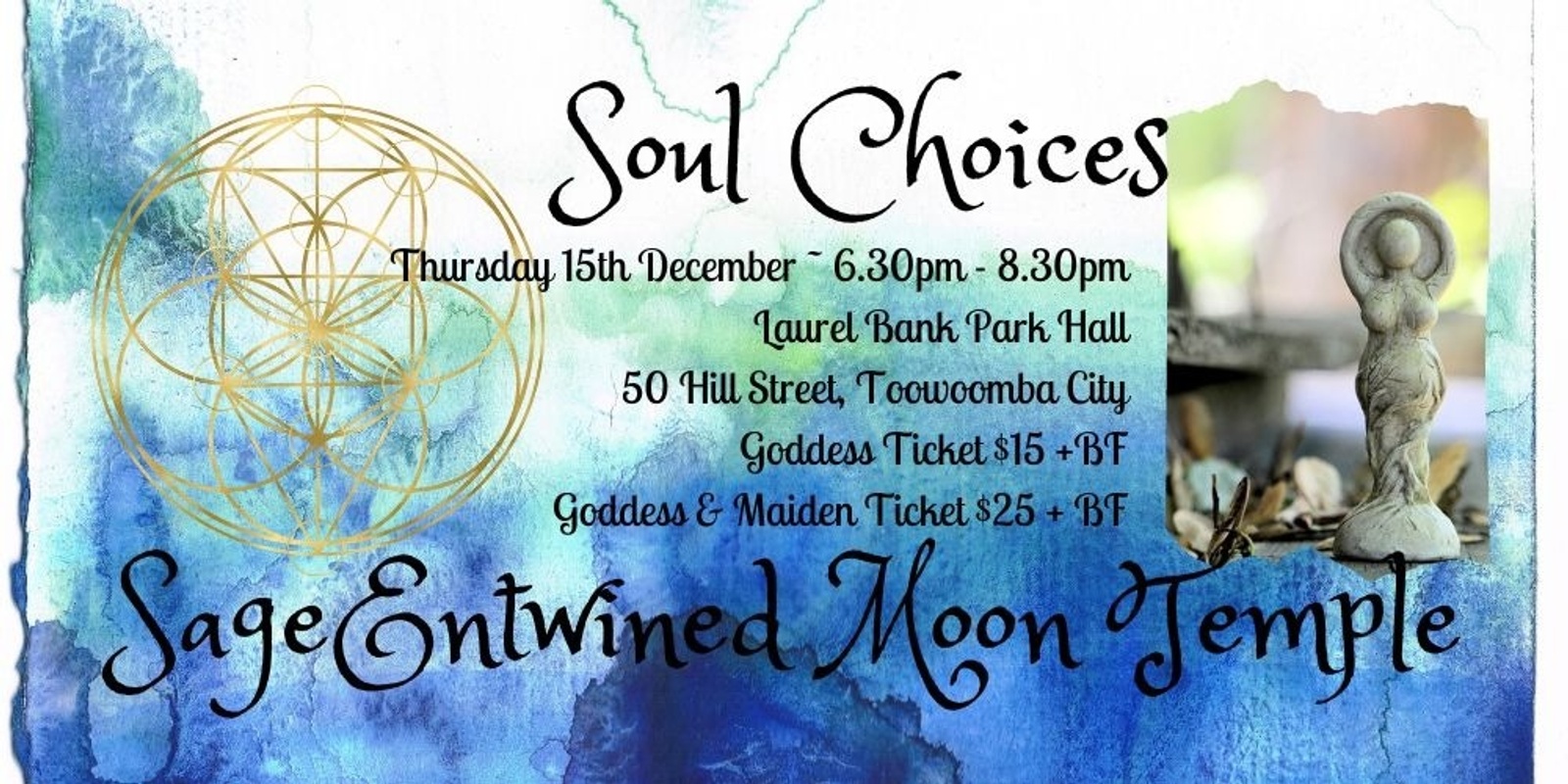 SageEntwined Moon Temple ~ December Dark Moon Circle ~ Soul Choices