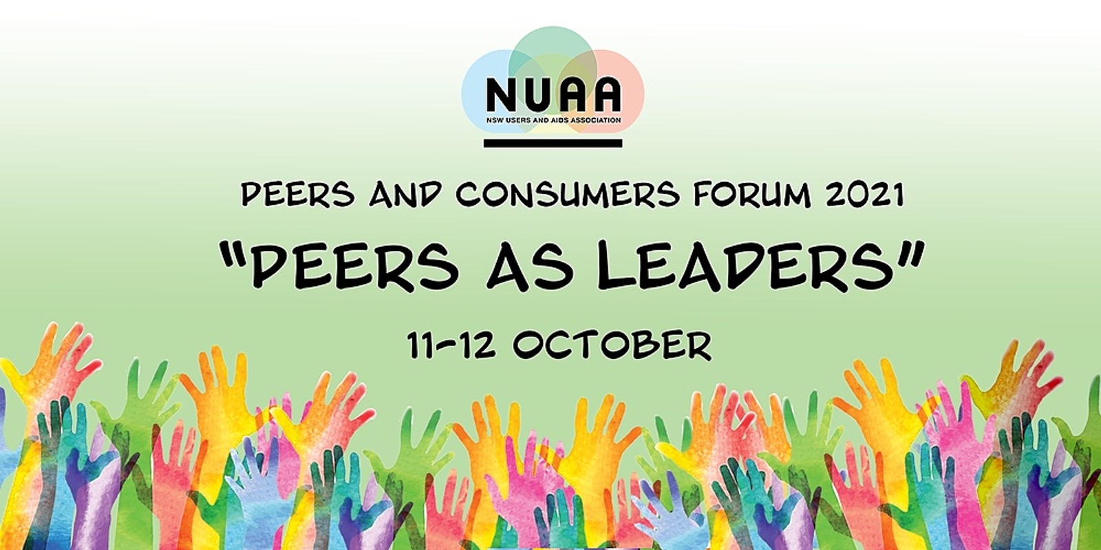 Banner image for NUAA Peers and Consumers Forum 2021 - A Virtual Forum Online