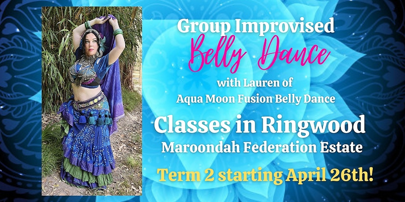 Banner image for Group Improvised Belly Dance in Ringwood with Lauren (Term 2)