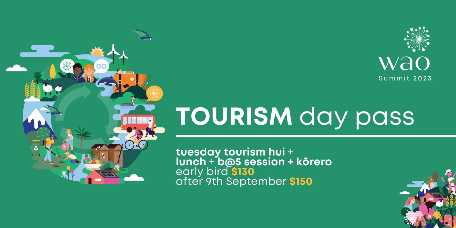 Banner image for Wao Summit 2023 Tourism Day Pass