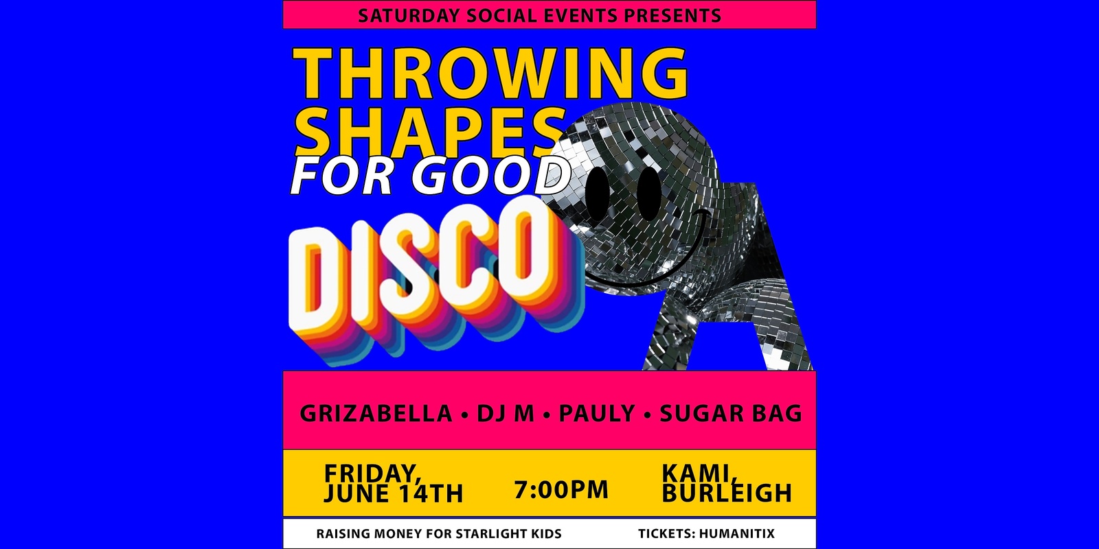 Banner image for THROWING SHAPES : FOR GOOD - DISCO