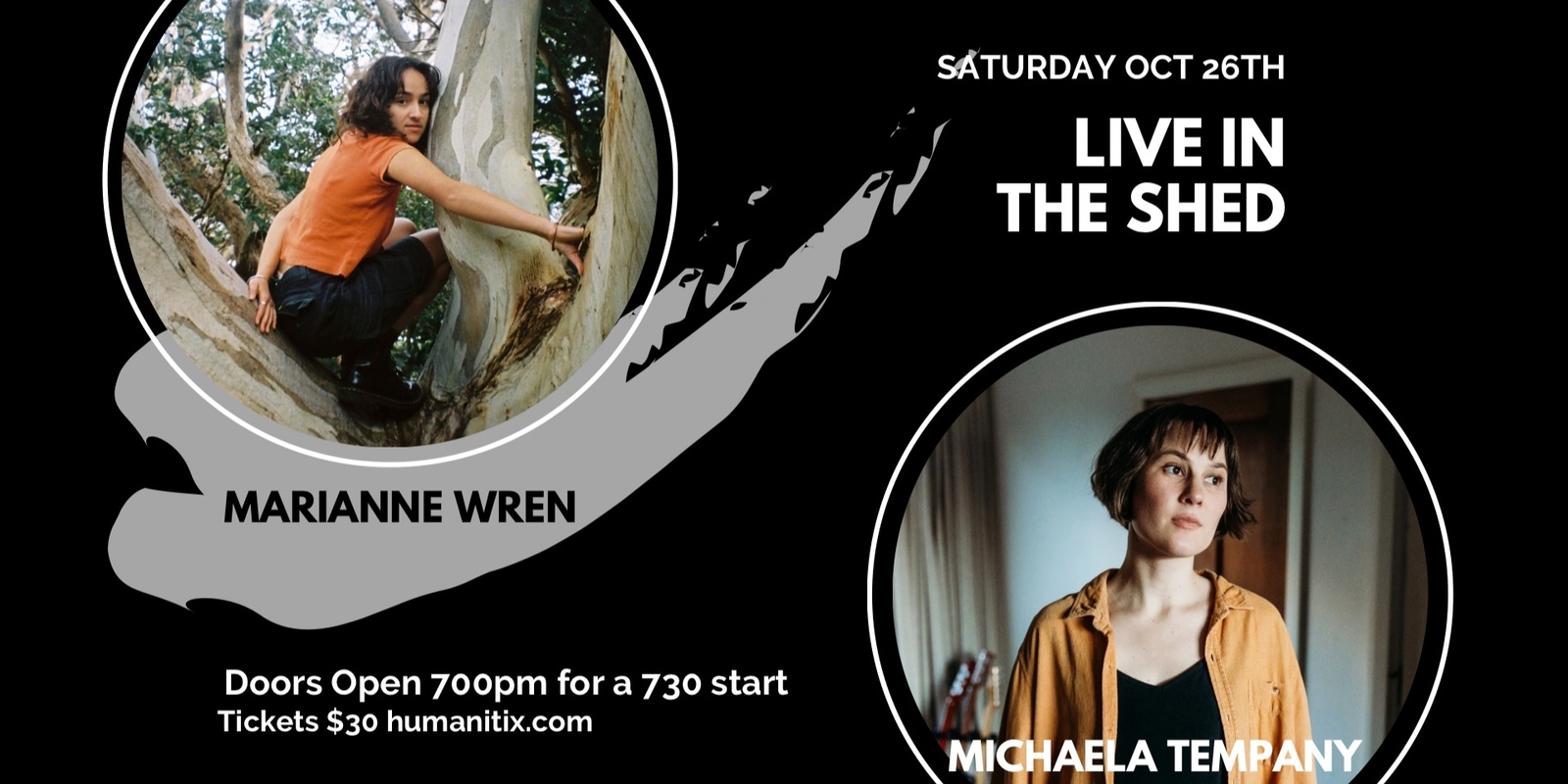 Banner image for Marianne Wren and Michaela Tempany Play The Shed