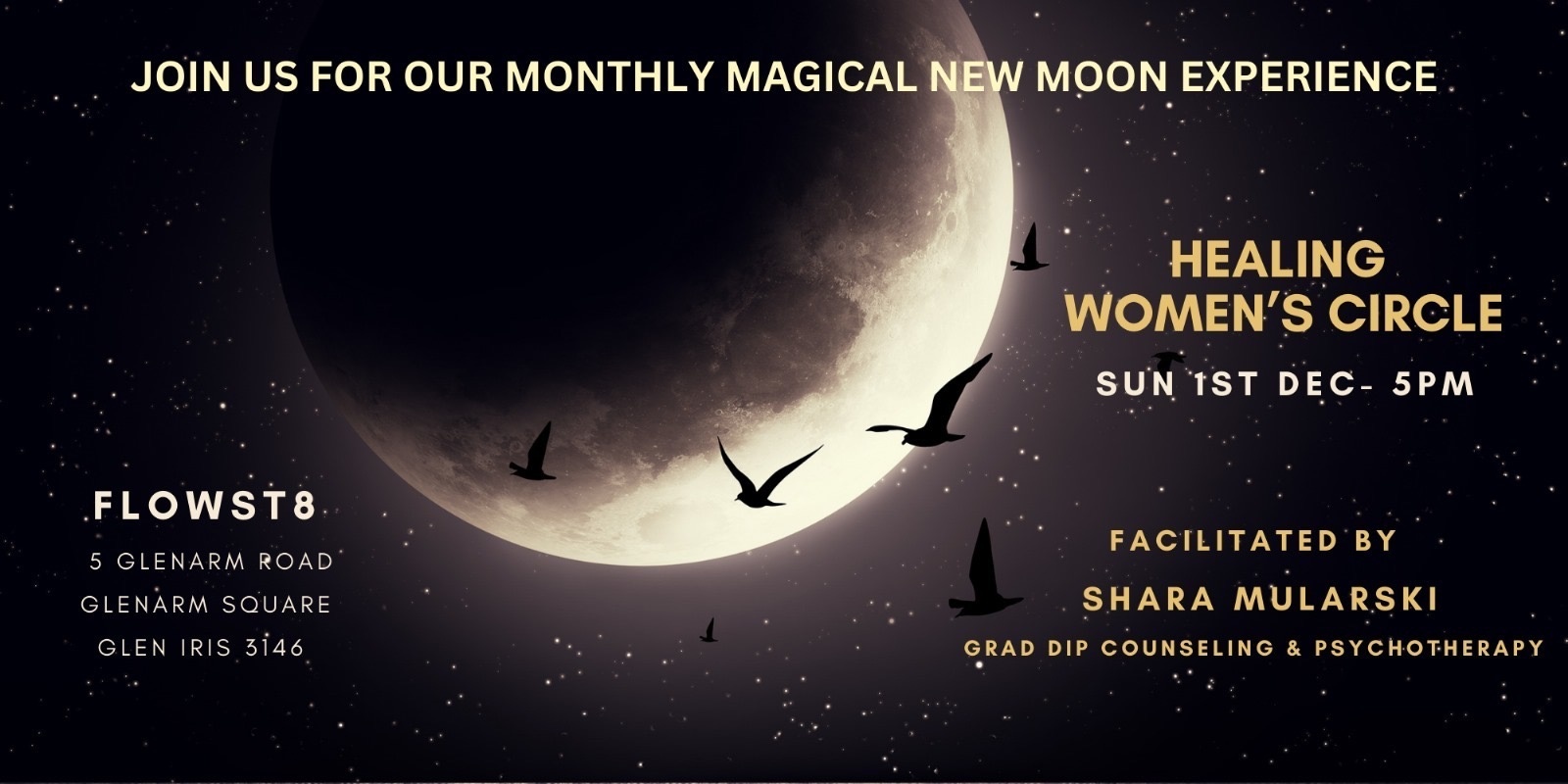 Banner image for Monthly New Moon in Sagittarius Women’s Circle 