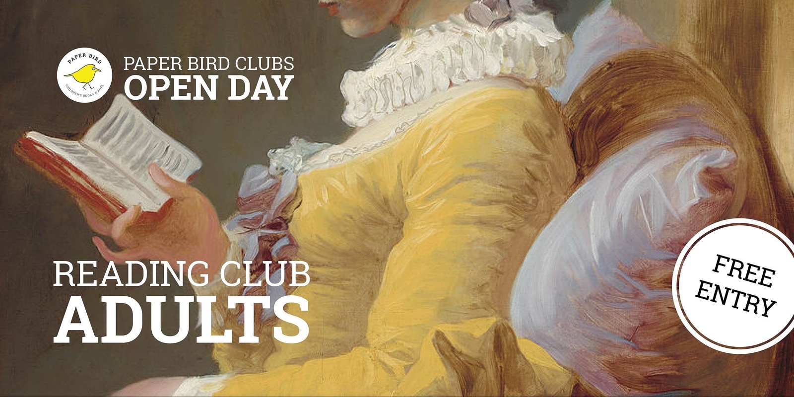 Banner image for Open Day: Reading Club (Adults)