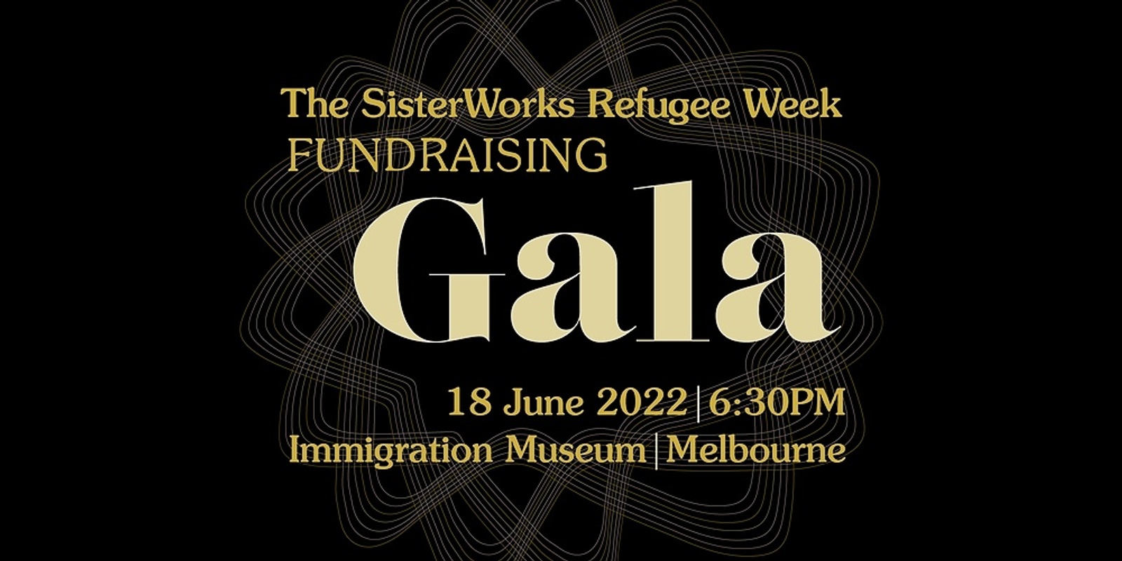 Banner image for The SisterWorks Refugee Week Fundraising Gala 