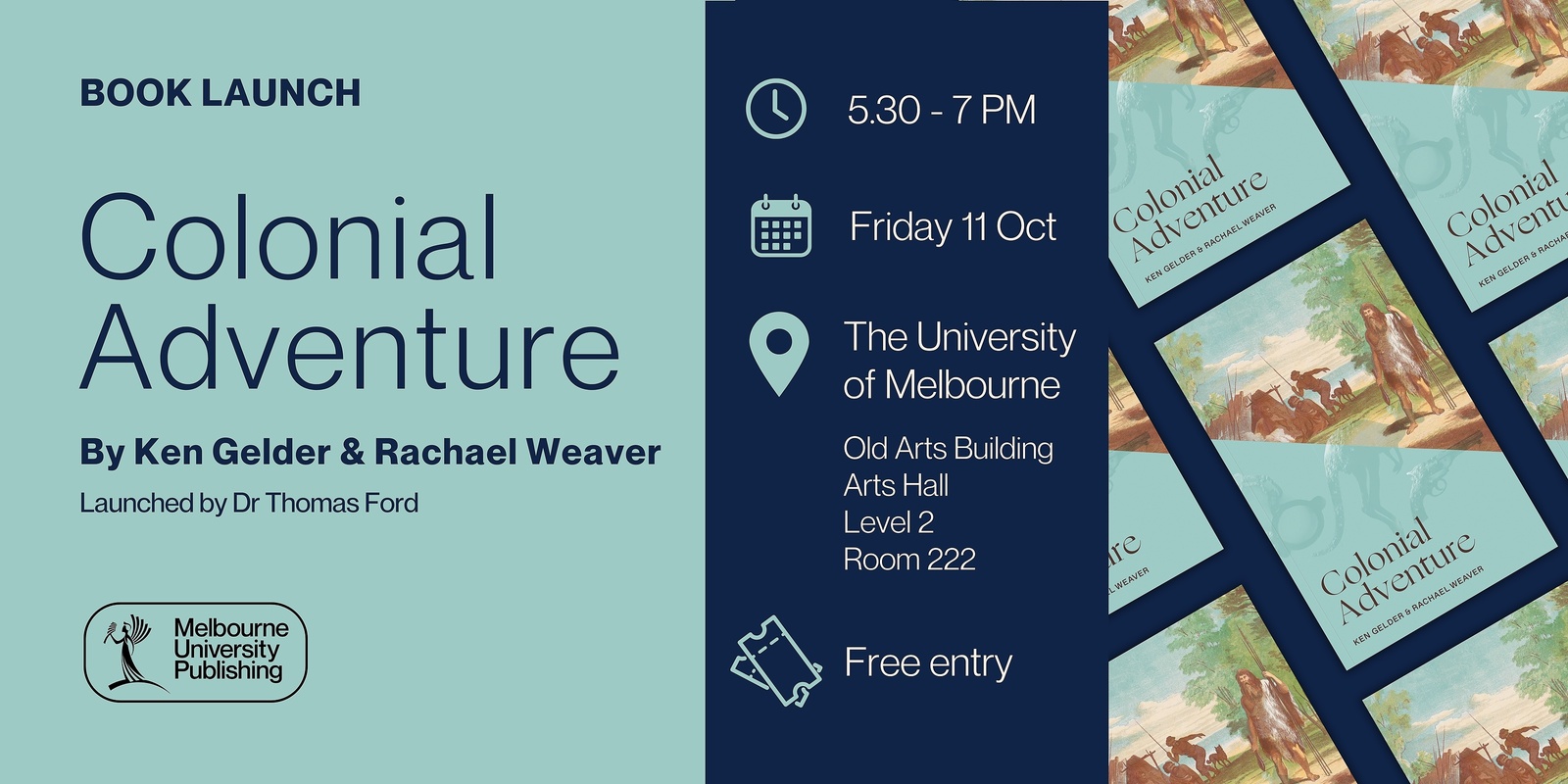 Banner image for Book Launch | Colonial Adventure by Ken Gelder & Rachael Weaver