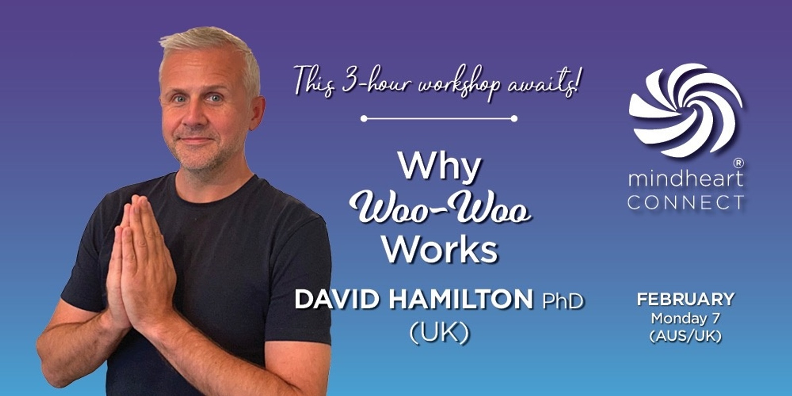 Banner image for Why Woo-Woo Works - Dr David Hamilton