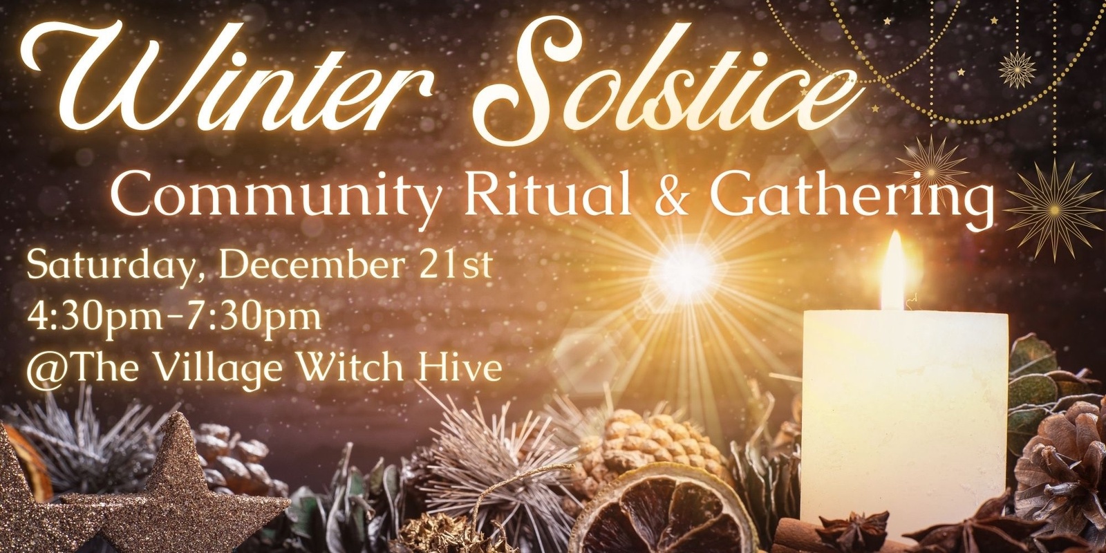 Banner image for Winter Solstice Community Ritual & Gathering